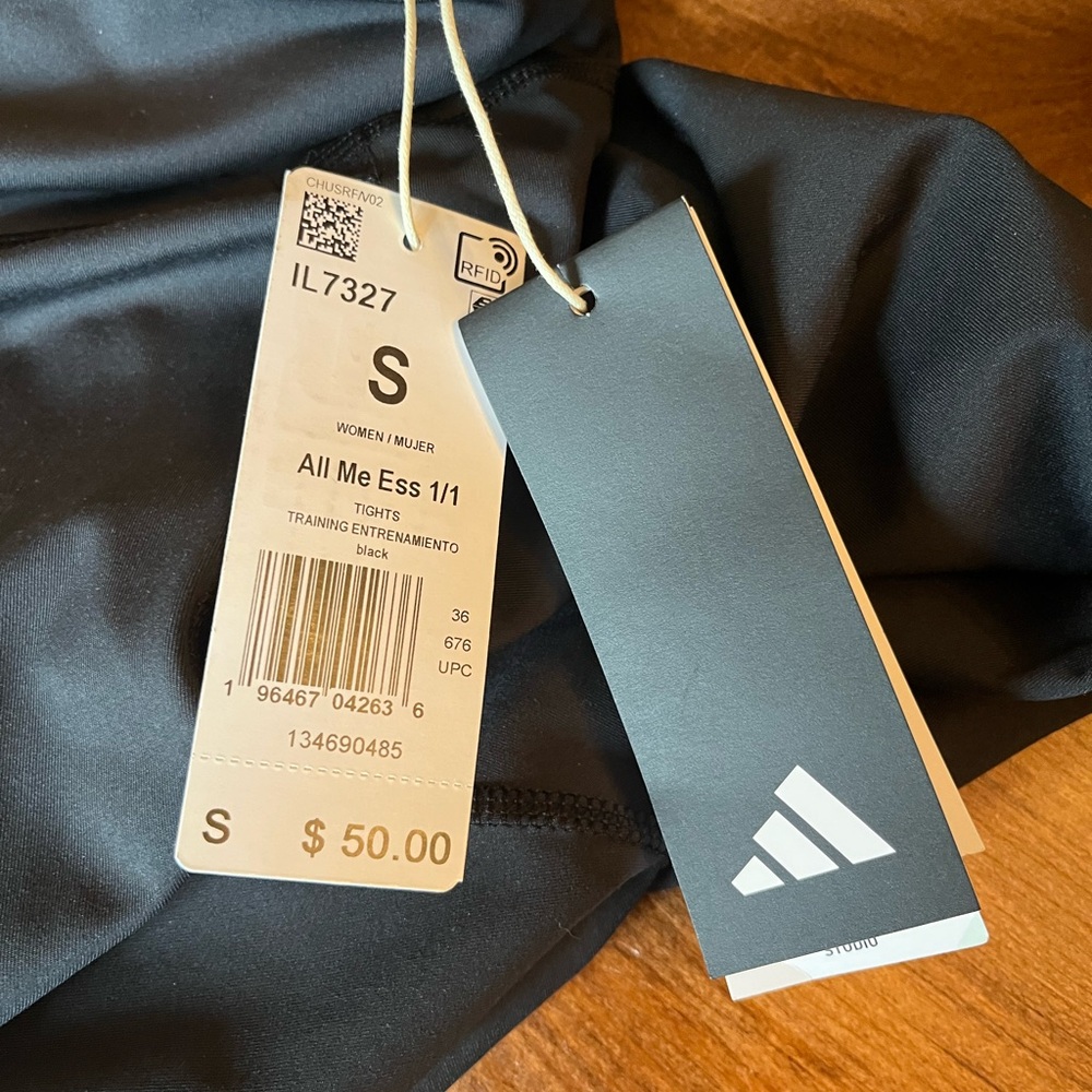 Adidas S NWT black leggings